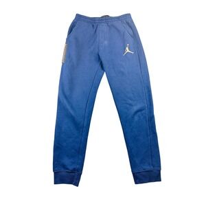 Jordan Jumpman Air Fleece Boys Joggers XL Blue Sweatpants Tapered Activewear